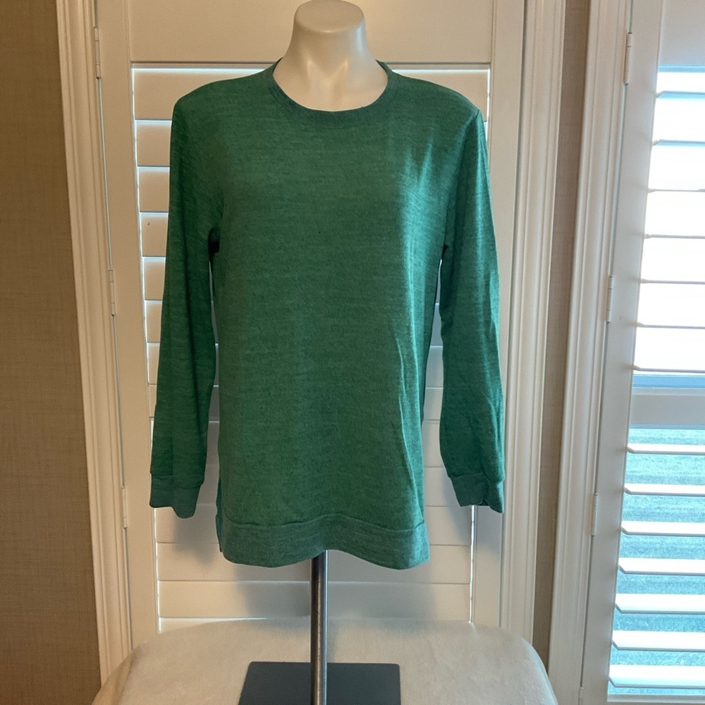 Men's Green Crewneck Knit Pullover